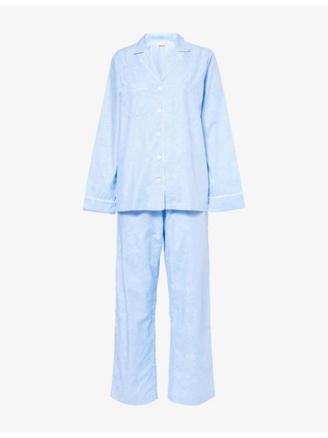 Paris Jacquard Cotton Pyjama Set