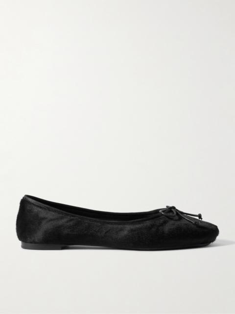 KHAITE Charlotte Calf Hair Ballet Flats