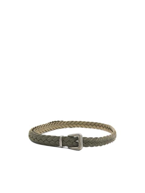Brunello Cucinelli braided embellished belt