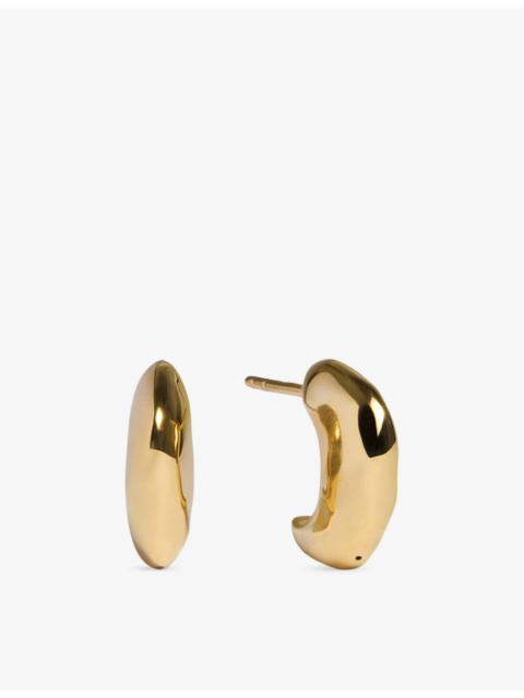 MONICA VINADER Odyssey 18ct Yellow Gold Vermeil Huggie Earrings