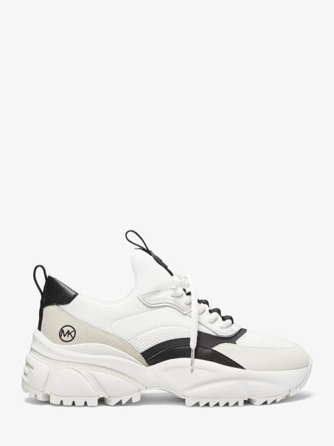MICHAEL KORS Darius Mixed-Media Trainer