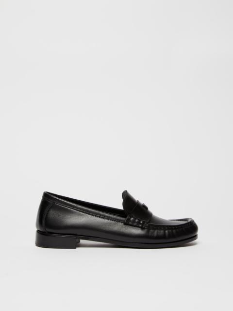 Max Mara MMLOAFER Leather moccasins