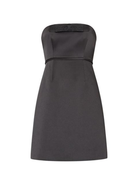 MILLY Robin Duchess bow-embellishment mini dress