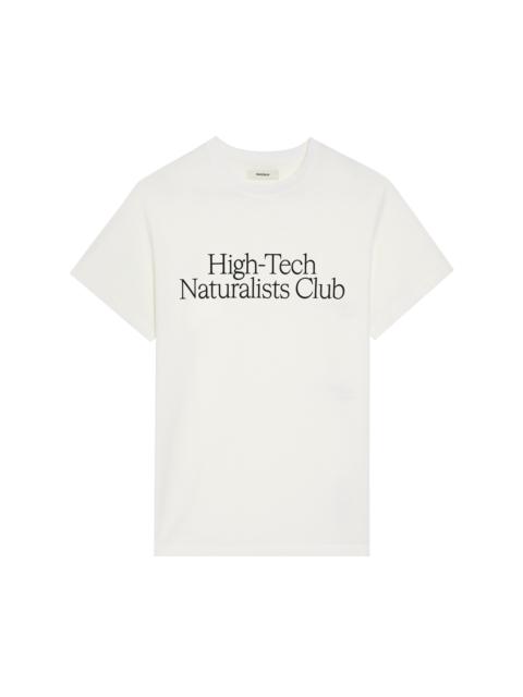 PANGAIA Mens High-Tech Naturalists Club T-shirt - Off-White