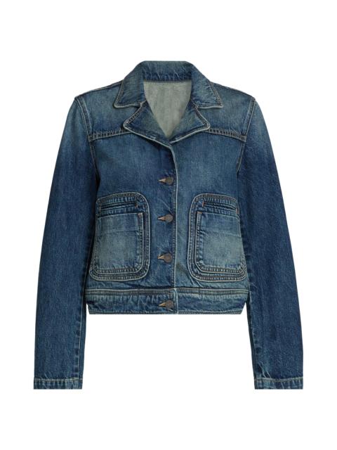 NILI LOTAN Women's Georgy Denim Jacket - Simon Wash