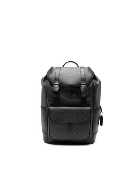 COACH logo backpack
