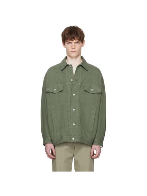 A.P.C. Green Elvis Denim Jacket