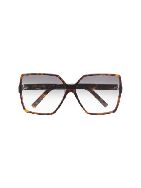 tortoiseshell-frame design sunglasses