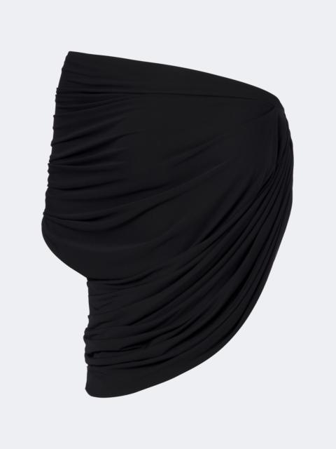 BALENCIAGA Draped one-shoulder jersey top