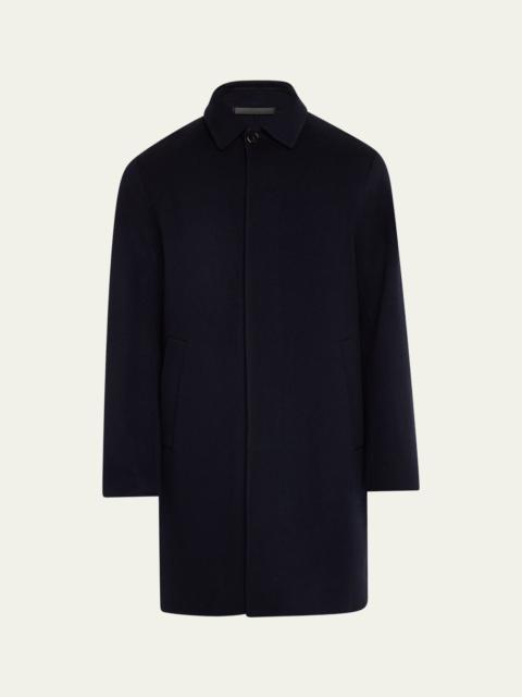 Men's Car Coat in Luxe New Divide