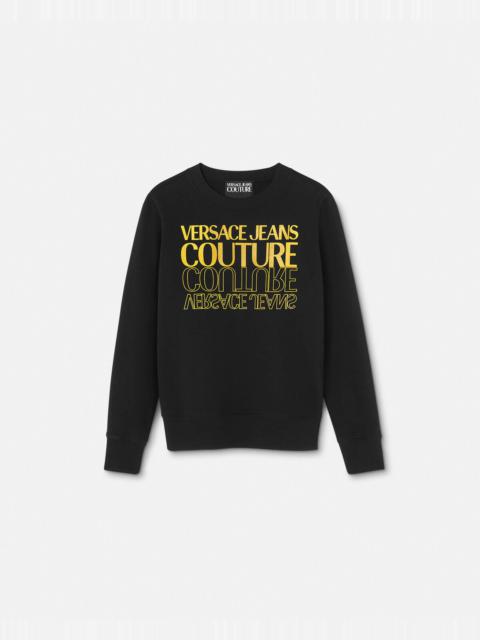 VERSACE JEANS COUTURE Upside Down Logo Sweatshirt