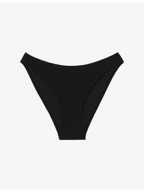 REISS Carina Fixed-Side Stretch-Woven Bikini Bottoms
