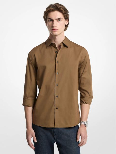 MICHAEL KORS Classic-Fit Cotton Blend Dobby Shirt