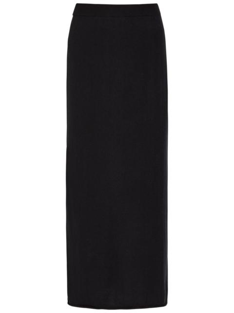 LISA YANG Lisa Yang Charlotta Cotton and Cashmere-blend Midi Skirt