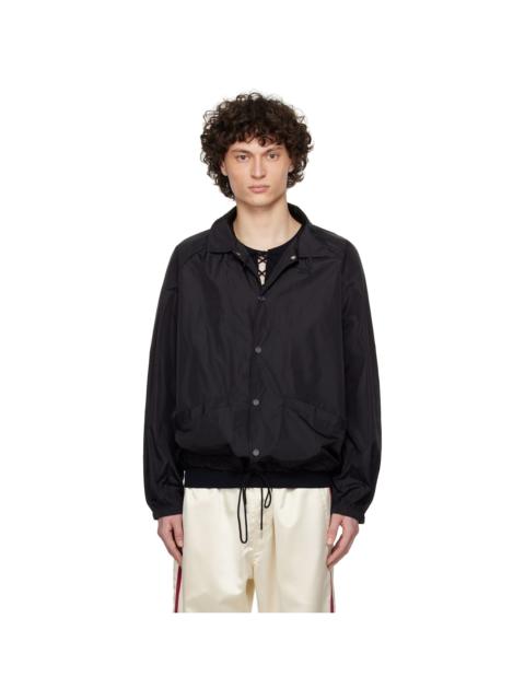 BODE Black Nylon Track Jacket