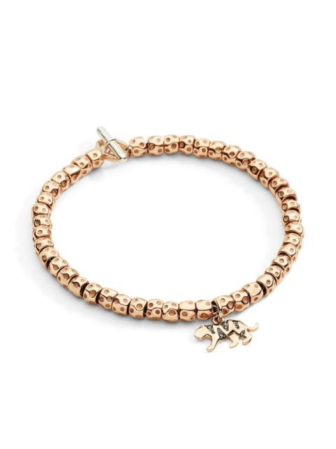 DoDo ROSE GOLD TIGER CHARM & DIAMONDS