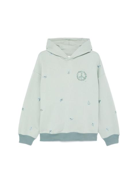 EMPORIO ARMANI cut out-detail hoodie