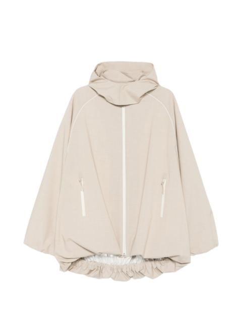 LACOSTE hooded piped jacket
