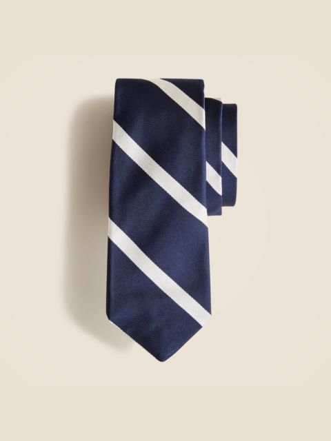 J.CREW English silk tie in diagonal stripe