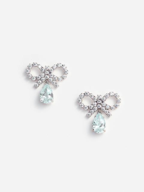 ピアス SELF PORTRAIT FW25 Self-portrait Bijoux (PF25619EBL BLUE) Blue Boucle Mini Dress – self-portrait-US