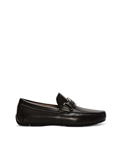 FERRAGAMO decorative-plaque loafers