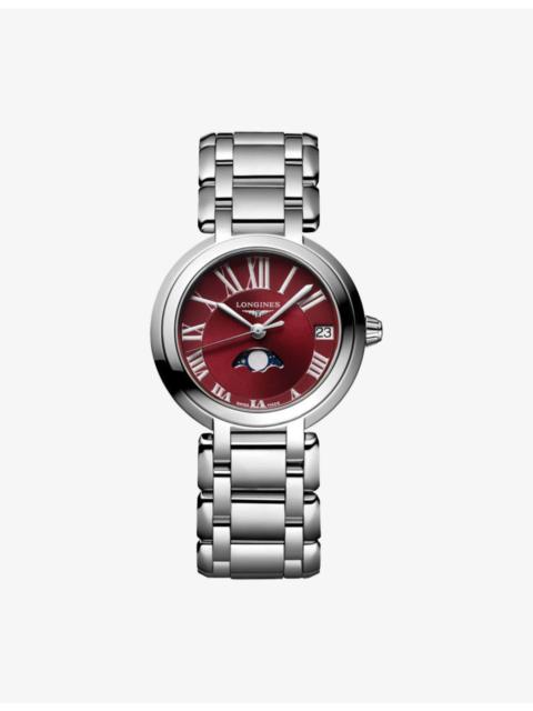 L8.115.4.92.6 PrimaLuna Moonphase Stainless-Steel Quartz Watch