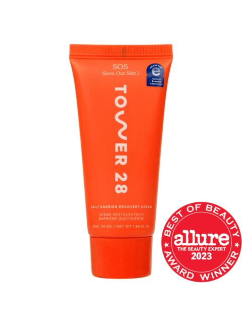 Tower 28 Beauty SOS Daily Skin Barrier Redness Recovery Moisturizer