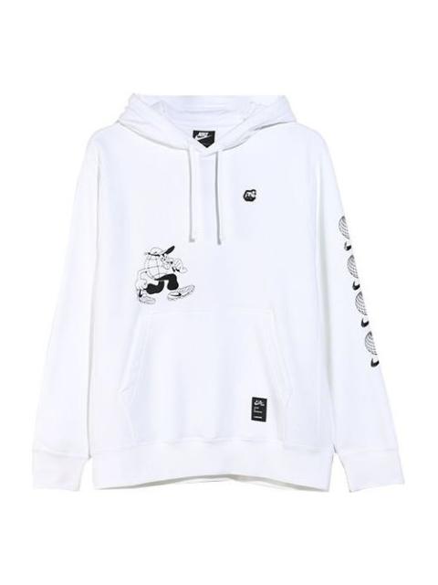 Nike Nike Cartoon Printing Fleece Lined Sports White CK2992-100