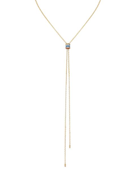 Boucheron Women's Quatre Blue Edition Tri-Tone 18K Gold, 0.18 TCW Diamond & HyCeram Bolo Necklace - Gold Multi