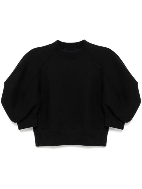 sacai crew-neck sweatshirt