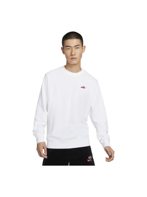 Nike Nike Sportswear French Terry Crew-Neck Sweatshirt 'White' FZ5203-100