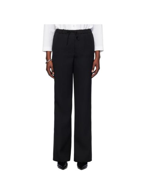 Black Drawstring Trousers