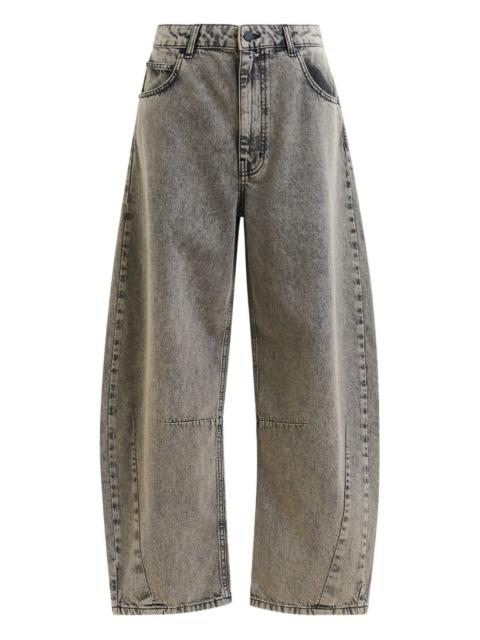 ESSENTIEL ANTWERP twisted-seam barrel jeans