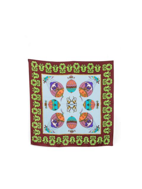 ESSENTIEL ANTWERP graphic-print silk scarf