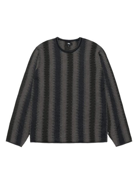 Stussy Shadow Stripe Sweater 'Olive'
