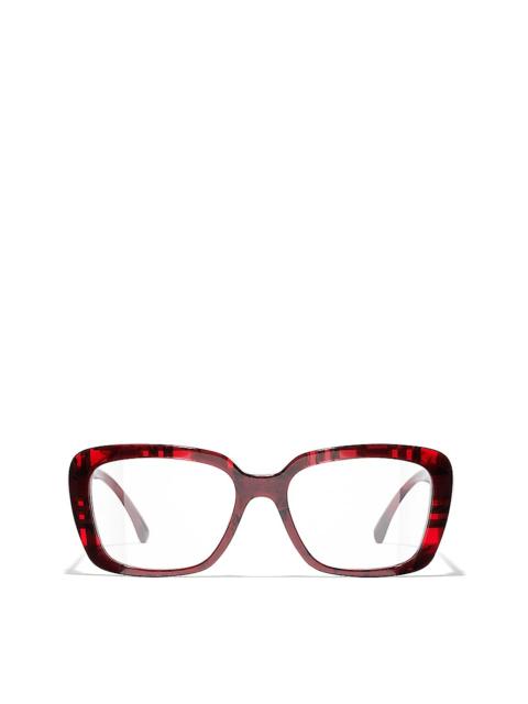 CHANEL CH3461 square-frame acetate eyeglasses