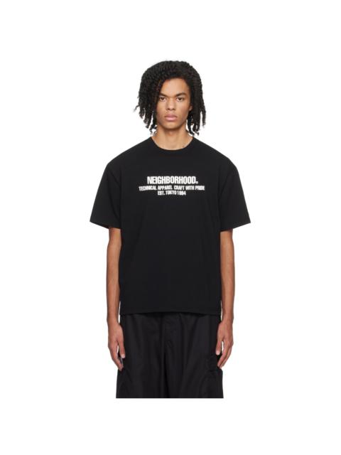 NEIGHBORHOOD Black Printed T-shirt