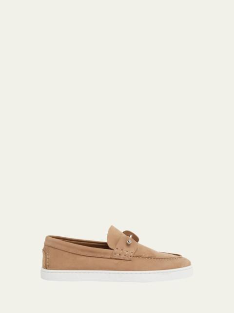 Christian Louboutin Chambeliboat Donna Nubuck Boat Shoes