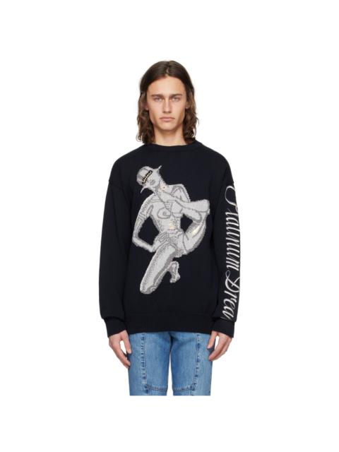 Stella McCartney Black Embroidered Sweater