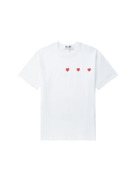 Triple Hearts cotton T-shirt