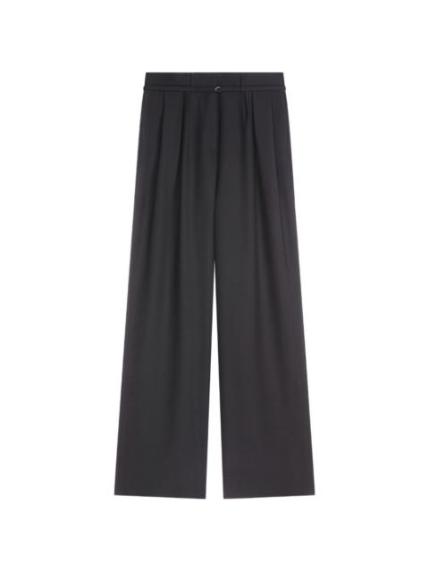 Dries Van Noten belted pleated trousers