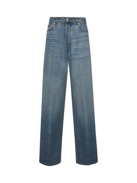 HAIKURE Blue denim Bethany wide leg jeans
