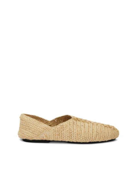 Jil Sander interwoven slippers