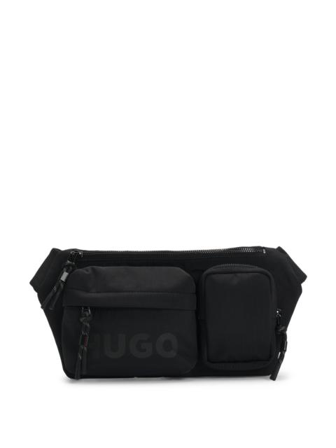 HUGO BELT BAG WITH LOGO AND BRANDED STRAP