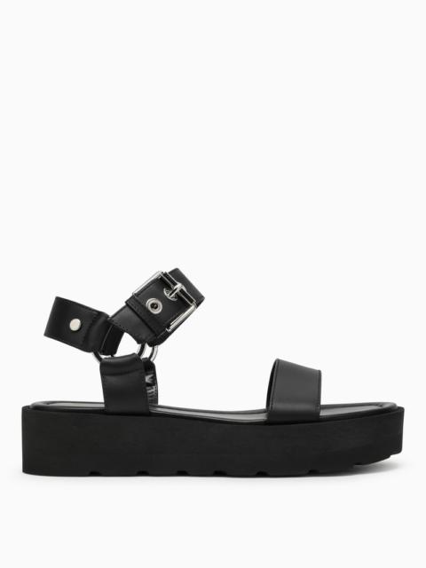 Gianvito Rossi Black leather sandal