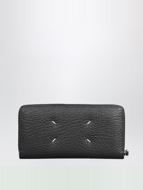 Maison Margiela Four Stitches zip-around wallet black