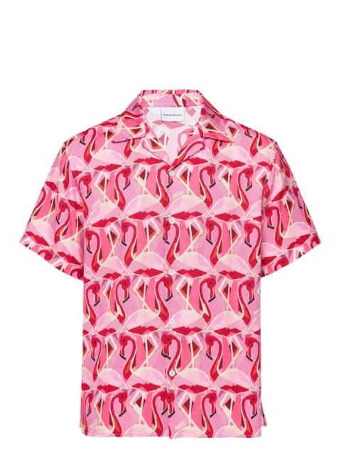 Drôle de Monsieur Notcha Flamingo Short Sleeve Shirt