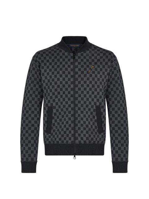 Louis Vuitton Damier Jacquard Zip-Through Bomber