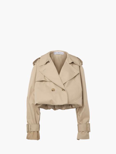 JW Anderson CROPPED TRENCH COAT