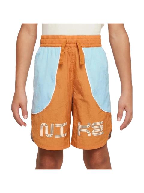 Nike Sportswear Woven Shorts GS "Orange / Blue" DX5099 815